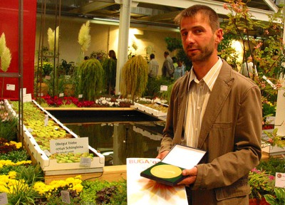 Lars Triebe mit Gold Medaille auf der BUGA